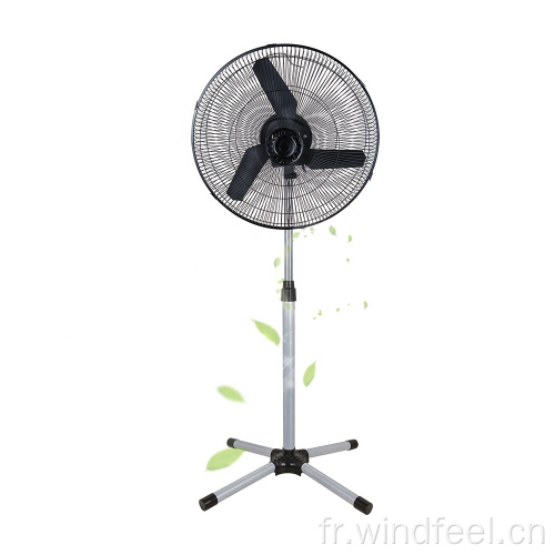 Ventilateur debout électrique portable rechargeable à 8 vitesses